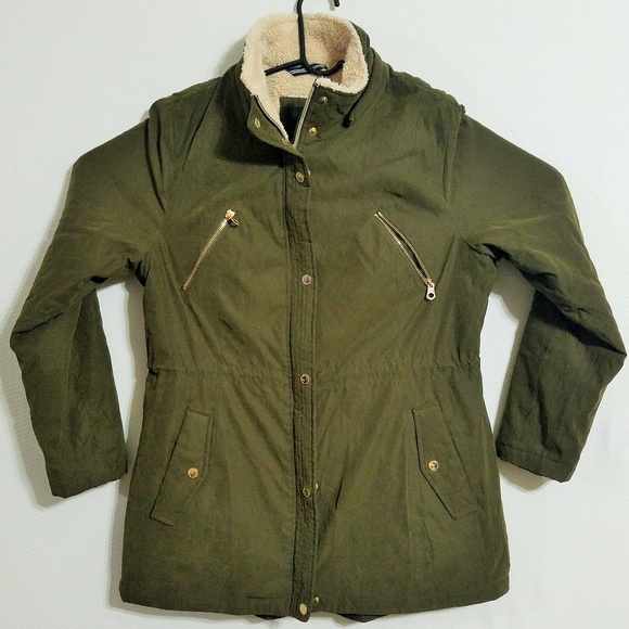 Nautica Jackets Coats Womens L Sherpa Lined Winter Coat Jacket Poshmark